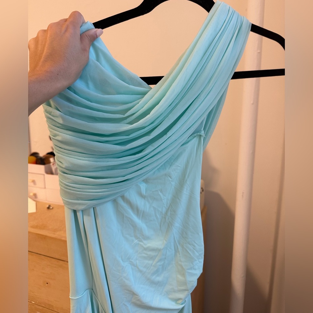 Off the shoulder Mint Dress - Picture 4 of 6